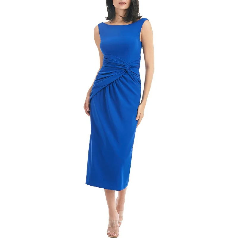 Shop & Save Big Kay Unger New York Womens Sabina Sleeveless Calf Midi Dress