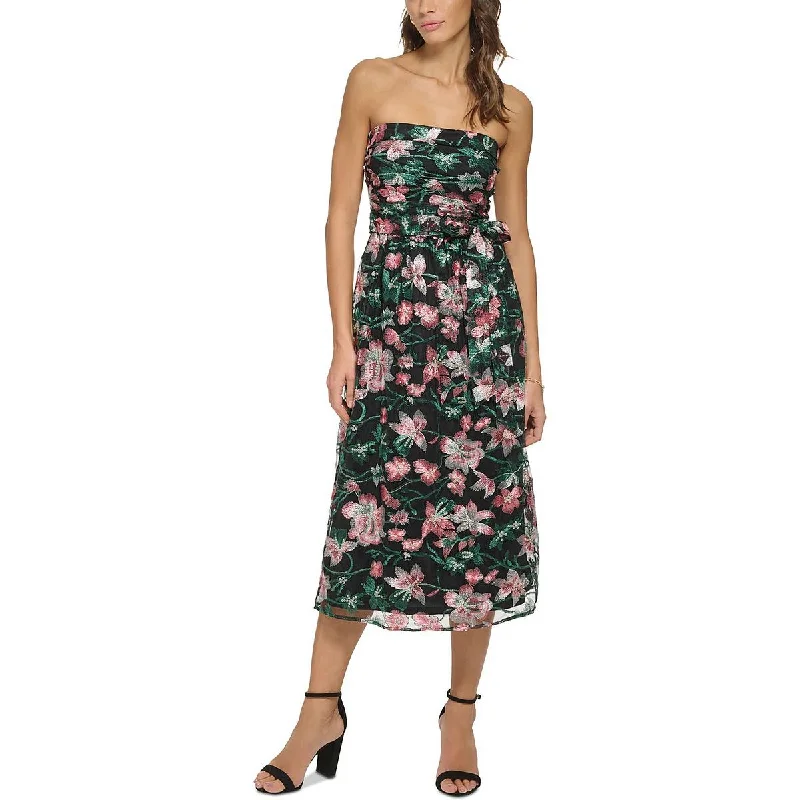 Best Prices This Week Kensie Womens Embroidered Nylon Cocktail And Party Dress