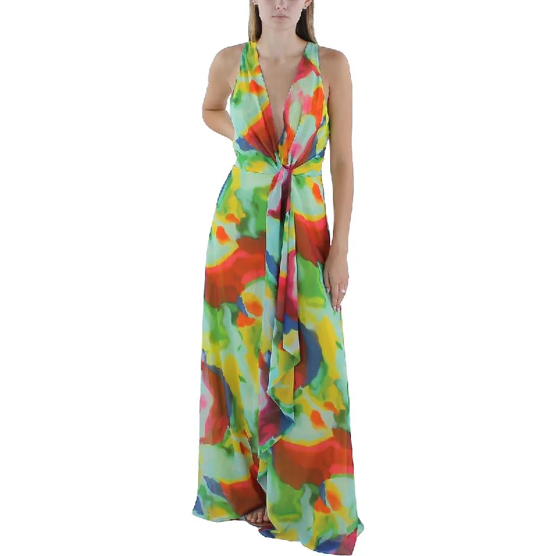 Instant Discount Lauren Ralph Lauren Womens Long Wrap Maxi Dress