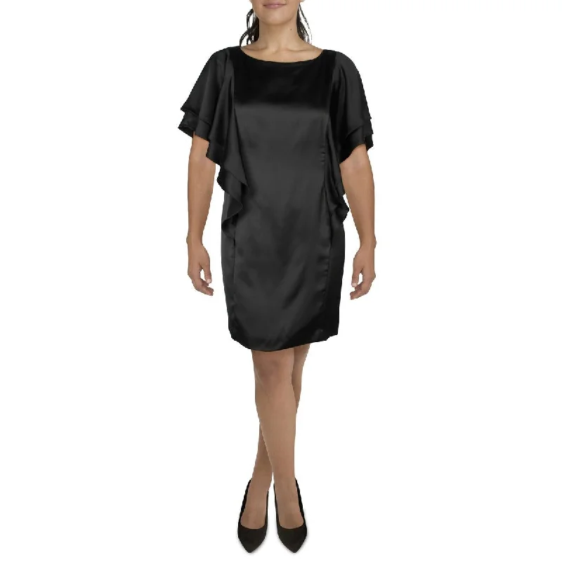 Weekend Exclusive Offers Lauren Ralph Lauren Womens Satin Flutter Sleeve Cocktail And Party Dress Weekend Exclusive Offers Lauren Ralph Lauren Womens Satin Flutter Sleeve Cocktail And Party Dress