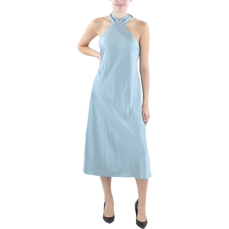 Weekend Price Drops Lauren Ralph Lauren Womens Satin Halter Cocktail And Party Dress Weekend Price Drops Lauren Ralph Lauren Womens Satin Halter Cocktail And Party Dress
