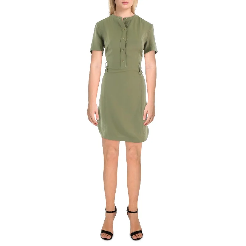 Weekend Shopping Fever Lauren Ralph Lauren Womens Short Sleeve Knee-Length Shirtdress Weekend Shopping Fever Lauren Ralph Lauren Womens Short Sleeve Knee-Length Shirtdress