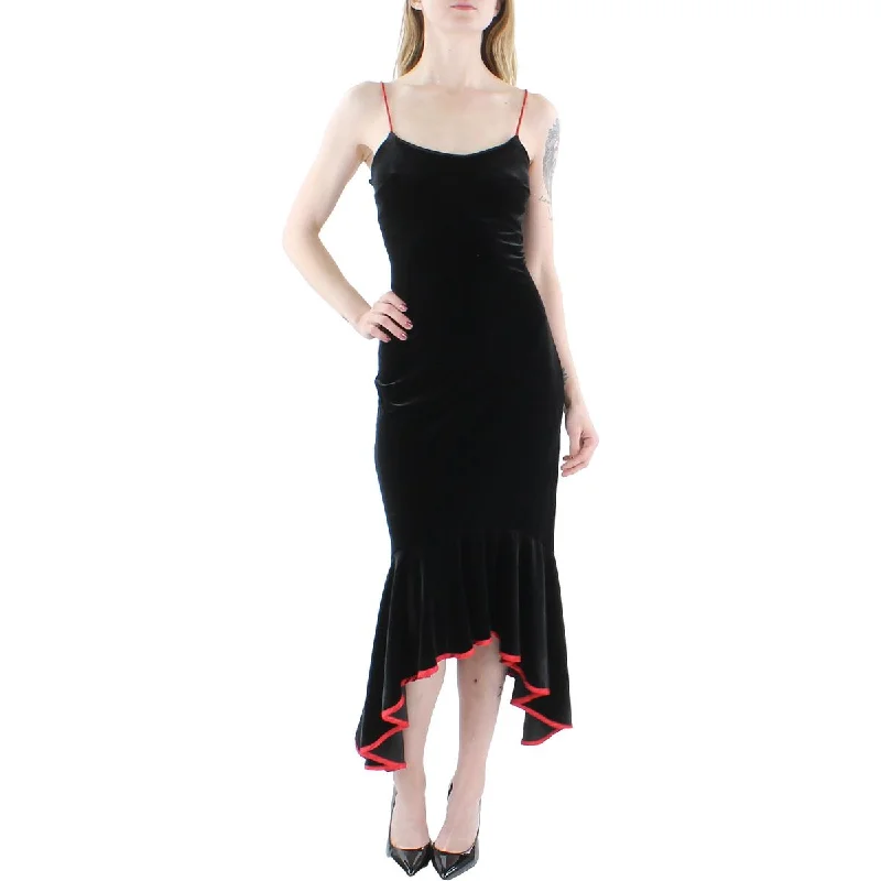 Weekend Special Offers Lavish Alice Womens Velvet Sharkbite Hem Cocktail and Party Dress Weekend Special Offers Lavish Alice Womens Velvet Sharkbite Hem Cocktail and Party Dress