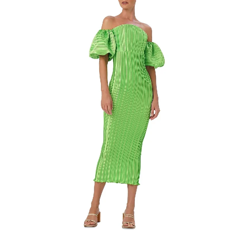 Limited-Time Bargains L'idee Womens Pleated  Cocktail And Party Dress