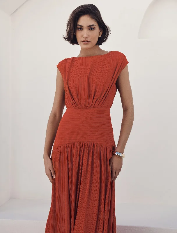 Weekend Buy One Get One Lila Crinkle Maxi Dress