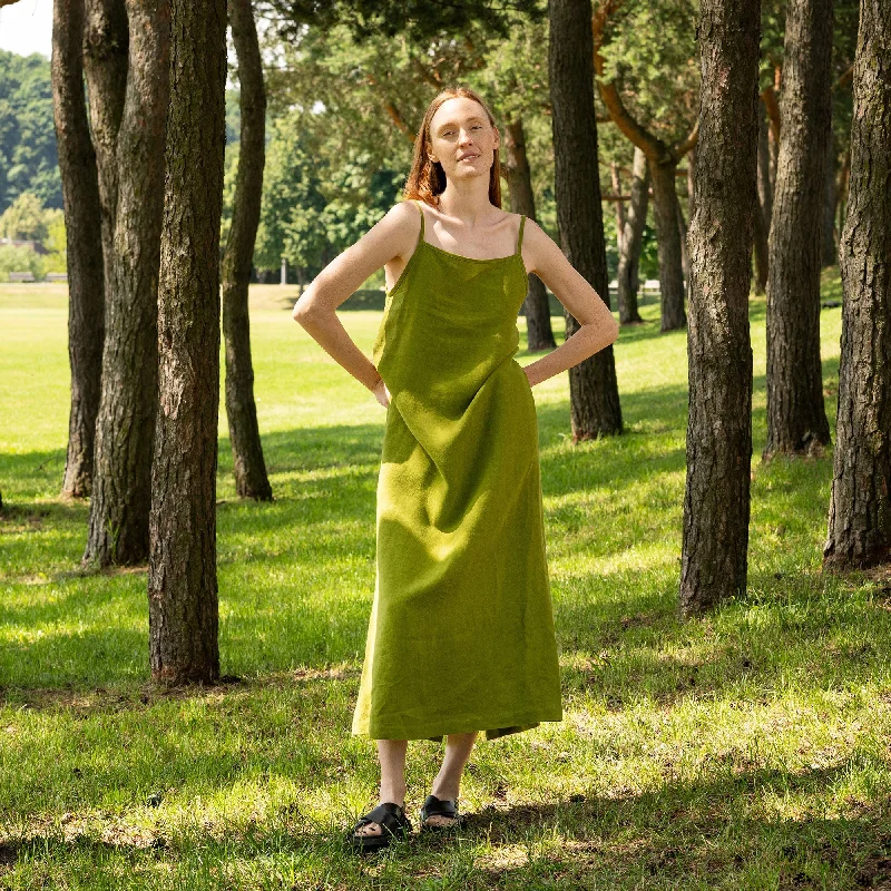 Weekend Special Bargains Linen Maxi Dress Jasmine