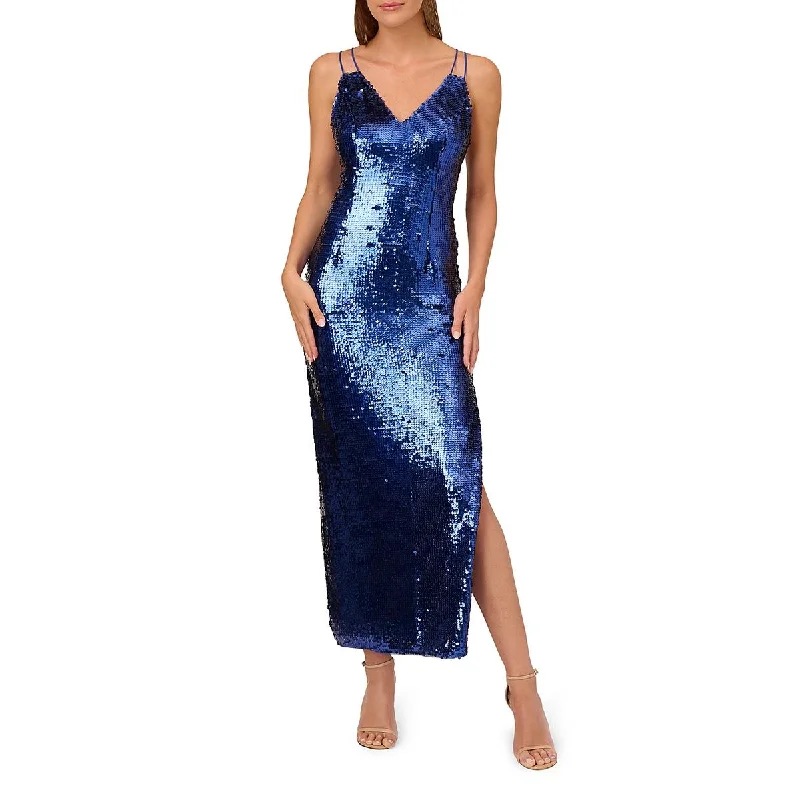 Bargain Alert Liv Foster Womens Sequined Long Cocktail And Party Dress