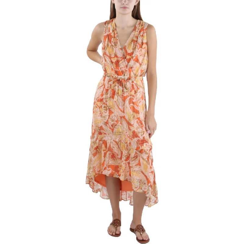 Weekend Flash Markdown London Times Womens Metallic Long Maxi Dress