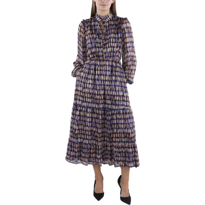 Shop Now, Save More Lost + Wander Womens Printed Tea Length Maxi Dress