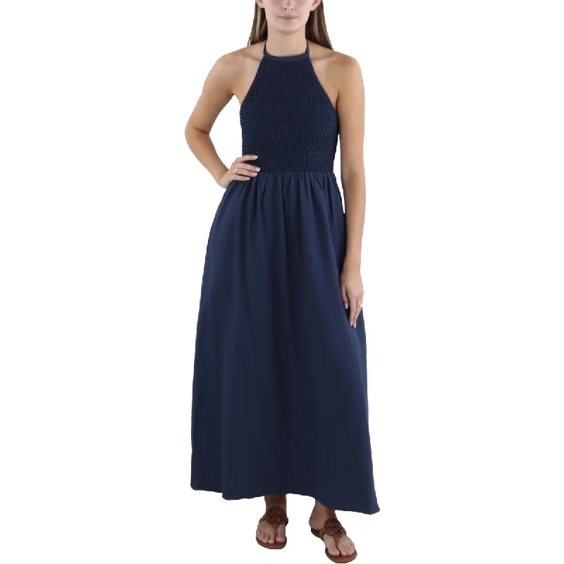 Limited Edition Lost + Wander Womens Smocked Tea Length Maxi Dress