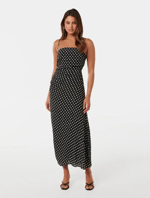 Weekend Only Deals Maisy Ruched Side Midi Dress