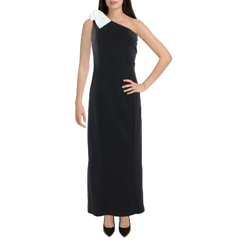 Final Clearance Marina Womens Crepe Long Cocktail And Party Dress