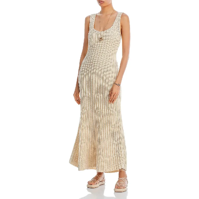 Marlene Birger Womens MERINO WOOL Merino Wool Maxi Dress