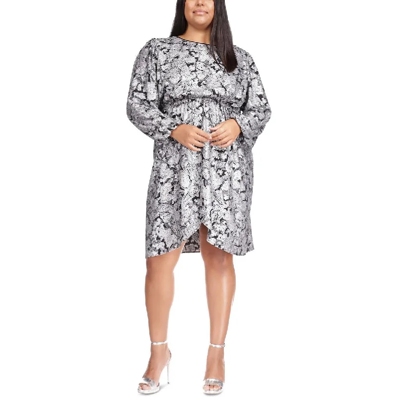 Weekend Deal Fest MICHAEL Michael Kors Womens Paisley Knee-Length Cocktail and Party Dress