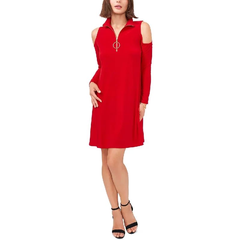 Instant Discount MSK Womens Shimmer Above Knee Shift Dress