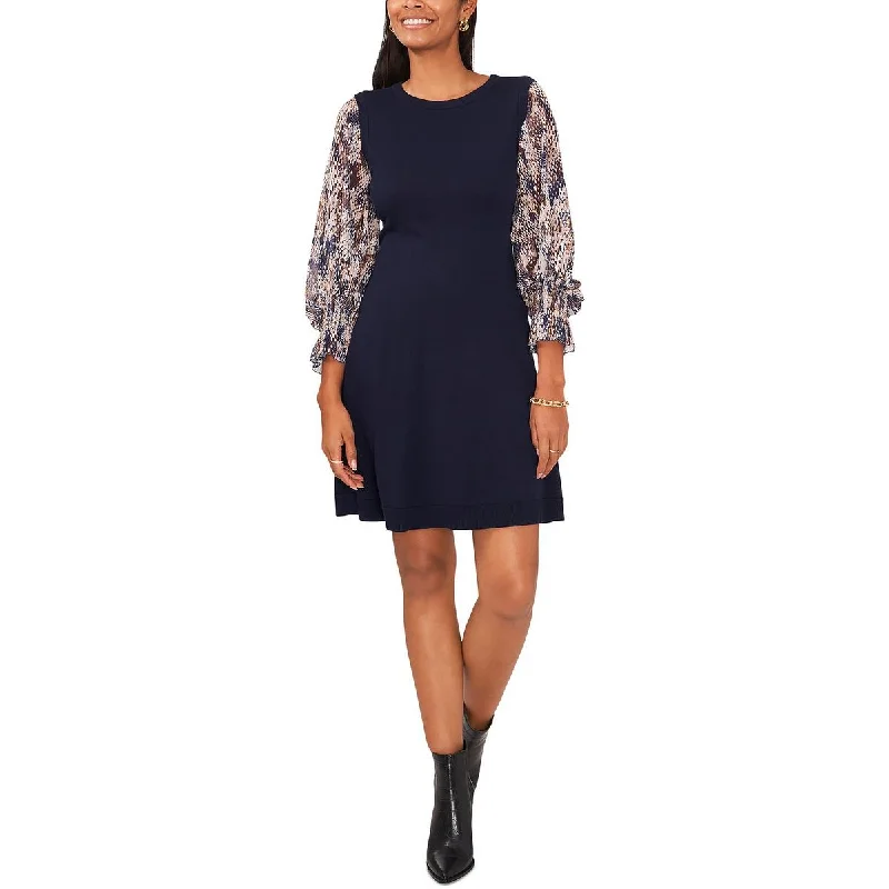 Weekend Promo Offers MSK Womens Two-Tone Knee Shift Dress