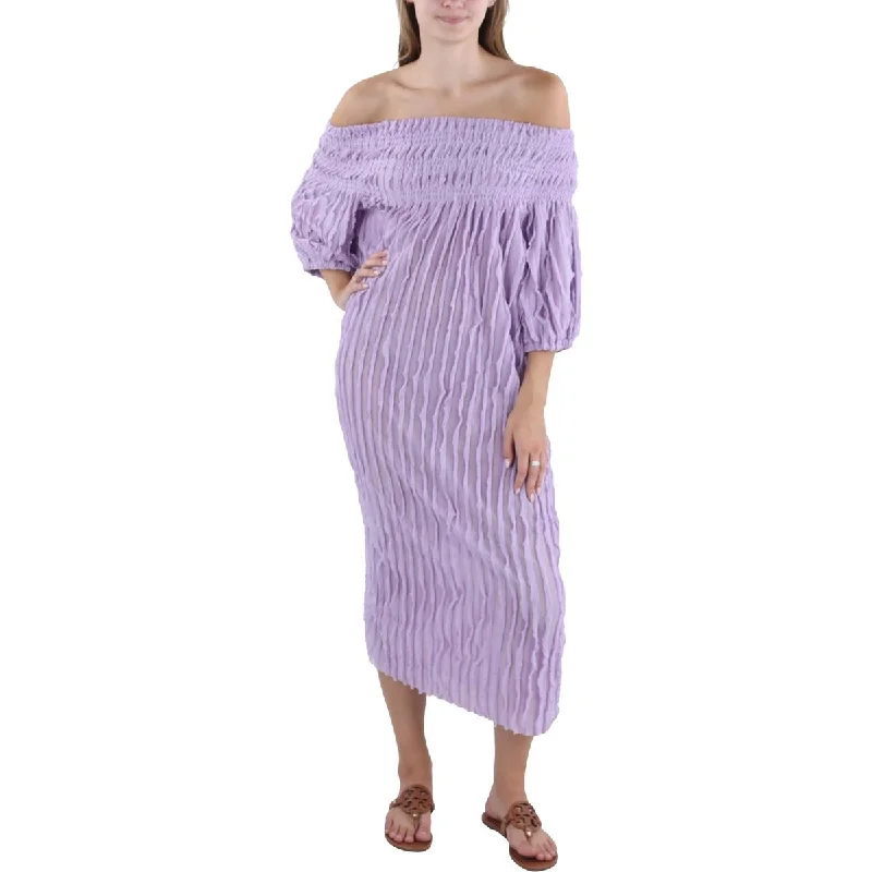 Limited-Time Discount N by Nancy Womens   Striped Long Maxi Dress