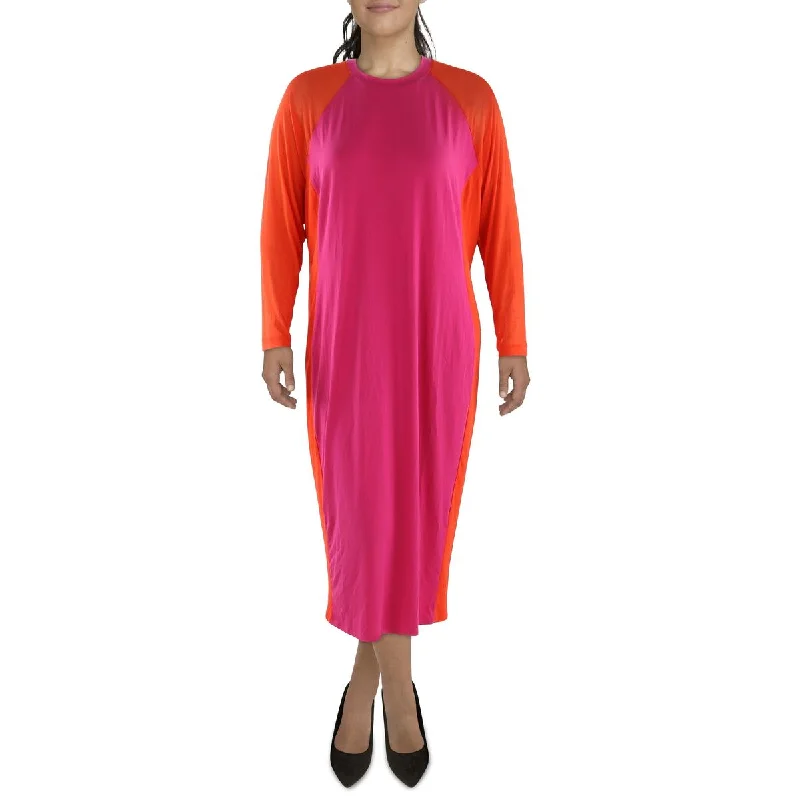 Exclusive Savings Event Nina Parker Womens   Colorblock Long Maxi Dress