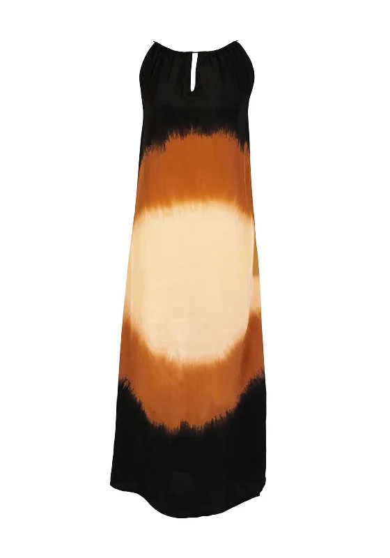 Nu Denmark Usiana Maxi Dress, Apricot Mix