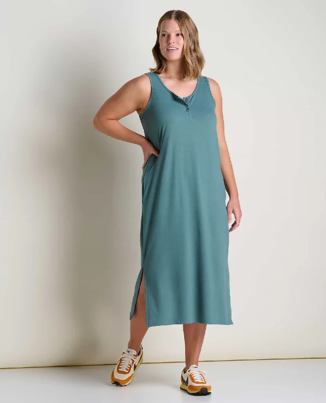 Special Shopping Event Piru Henley Midi Tank Dress