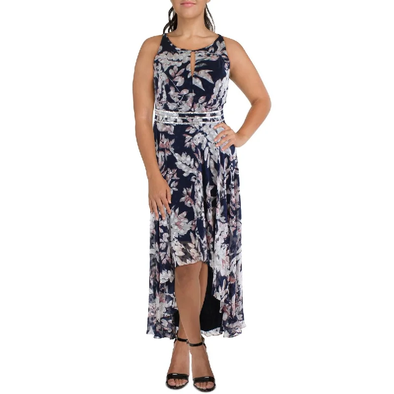 Super Price Slash R&M Richards Womens Plus Chiffon Embellished Maxi Dress