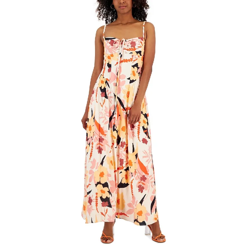 Rachel Rachel Roy Womens Floral Print  Maxi Dress