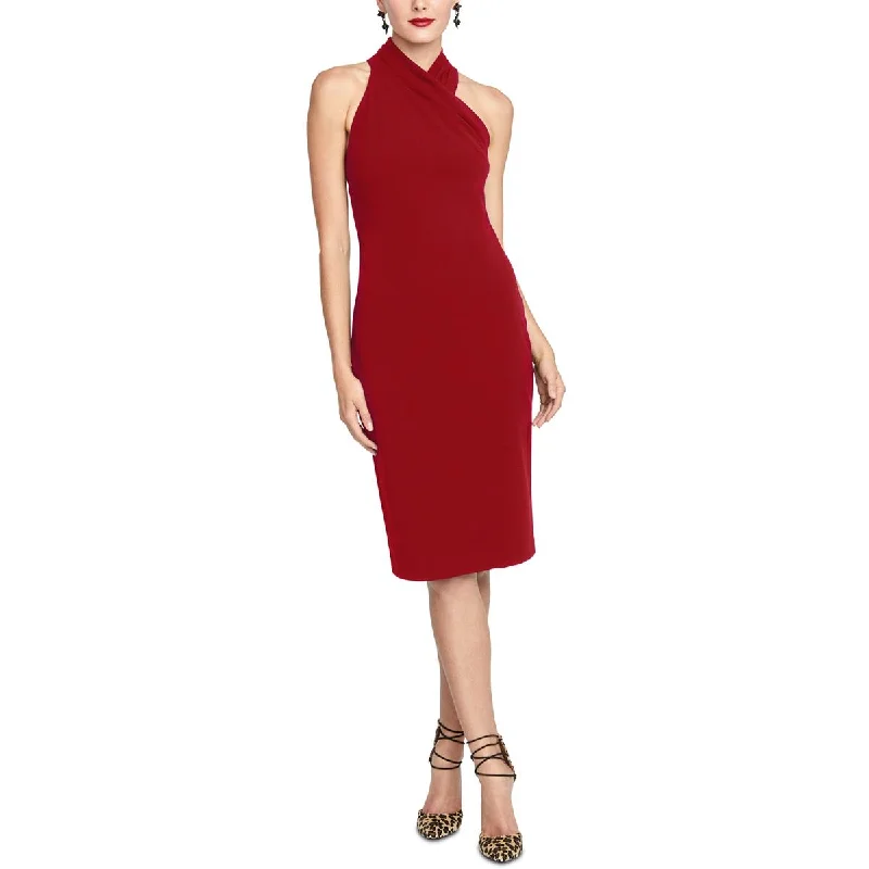 Bargain Alert Rachel Rachel Roy Womens Harland Crepe Knee-Length Midi Dress