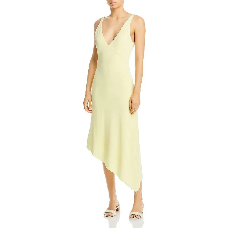 Sale Alert Remain Womens Gosha V-Neck Calf Midi Dress