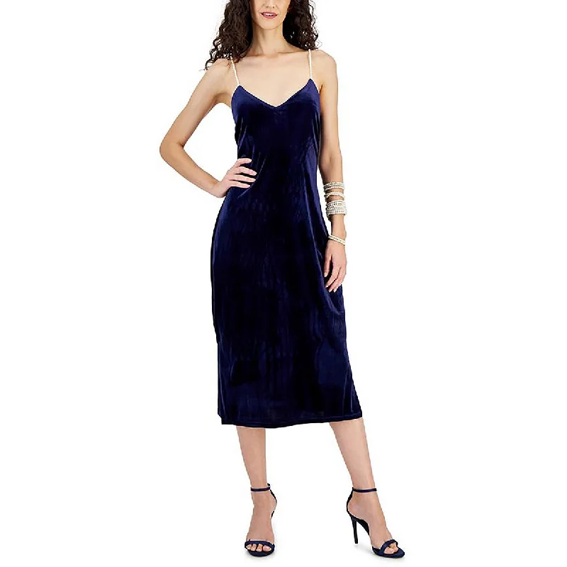 Weekend Only Steals Sam Edelman Womens Embellished Mid Calf Midi Dress