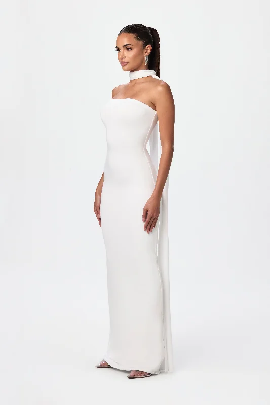 Weekend Sale Day Smooth Scarf Tube Maxi Dress