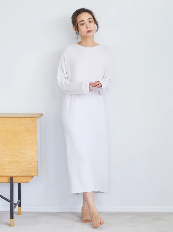 Snow Long Sleeve Lounge Midi Dress