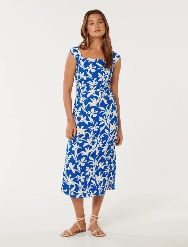 Weekend Best Deals Tasmin Ruched Waist Midi Dress