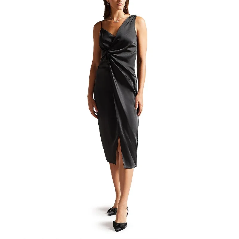 Limited Offer Ted Baker Womens Odella Asymmetric Midi Midi Dress