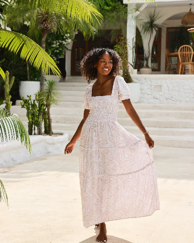 Weekend Wonders The Grenada - Bamboo Smocked Maxi Dress