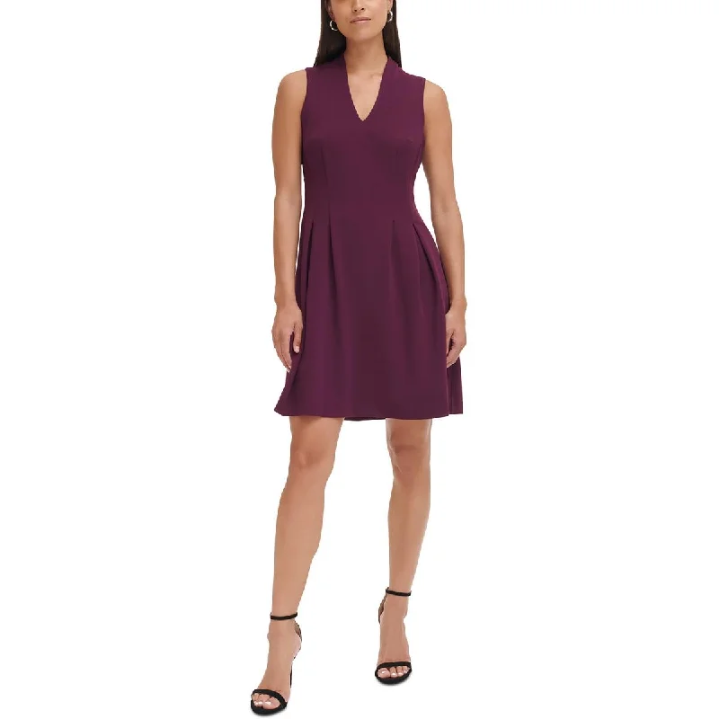 Vince Camuto Womens Fit & Flare Mini Cocktail And Party Dress