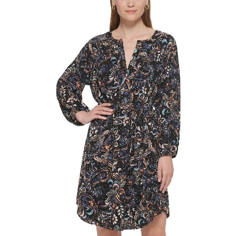Weekend Hot Offers Vince Camuto Womens Print Above Knee Shift Dress