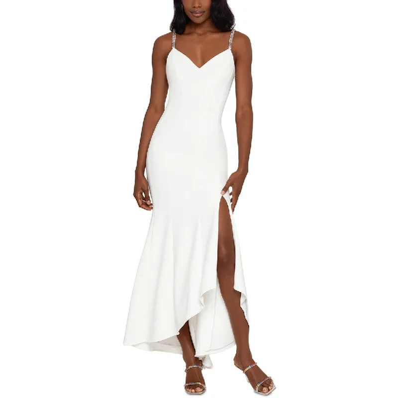Massive Savings Event Xscape Womens Crepe Rhinestone Cocktail And Party Dress