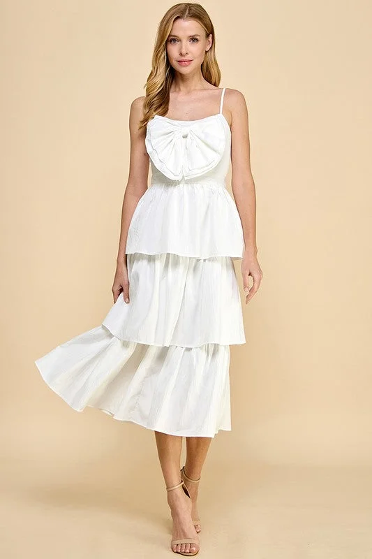 Weekend Shopping Fever Tiered Ruffle Maxi Dress