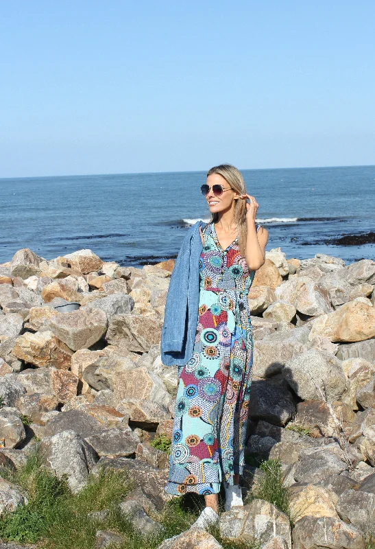 Deal of the Week Abstract Print Maxi Dress