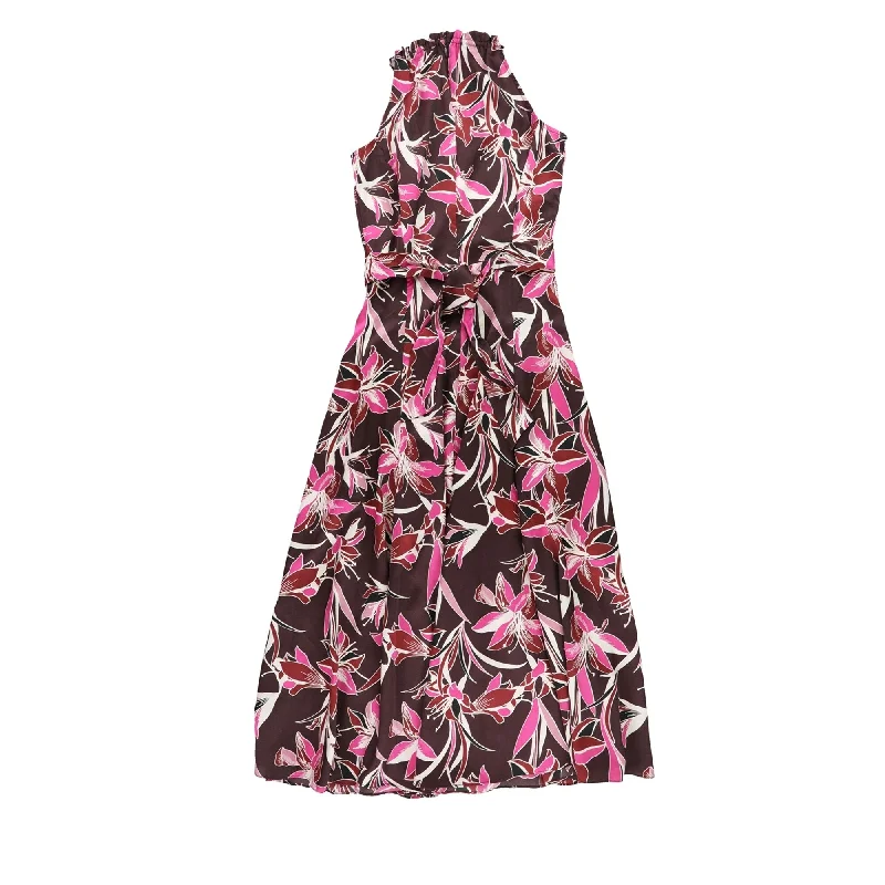 Limited-Time Deal Bar Iii Womens Floral Midi Dress