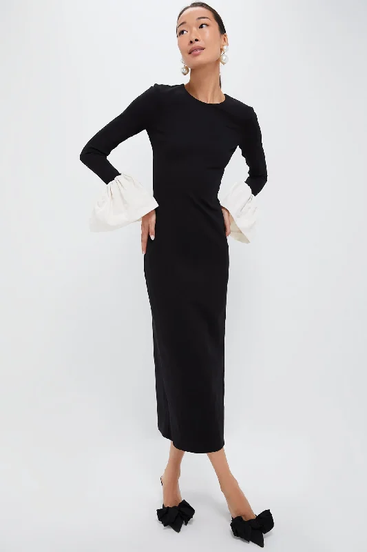 Weekend Top Offers Black and Ivory Hawthorne Maxi Dress