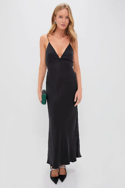Weekend Deal Fever Black Ollie Maxi Dress