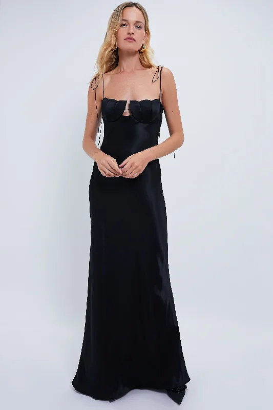 Weekend Special Shopping Event Black Tulip Maxi Dress