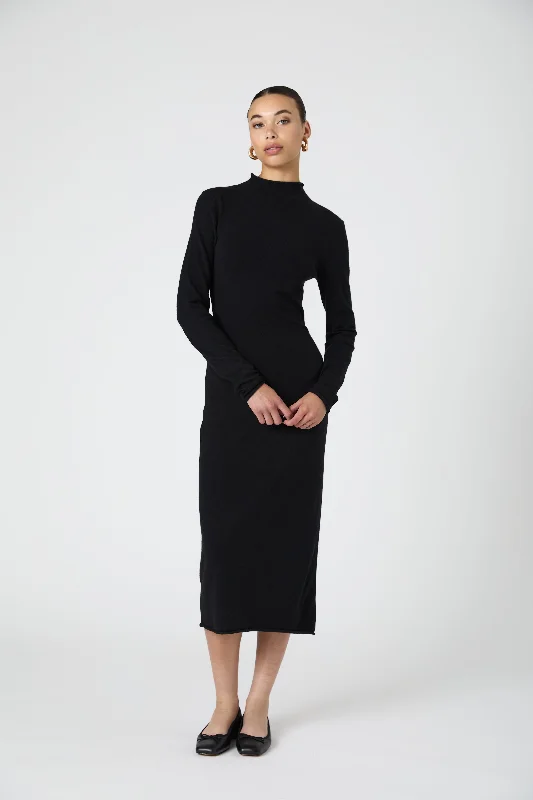 Offer Ending Soon Cosysoft Side Split Midi Dress