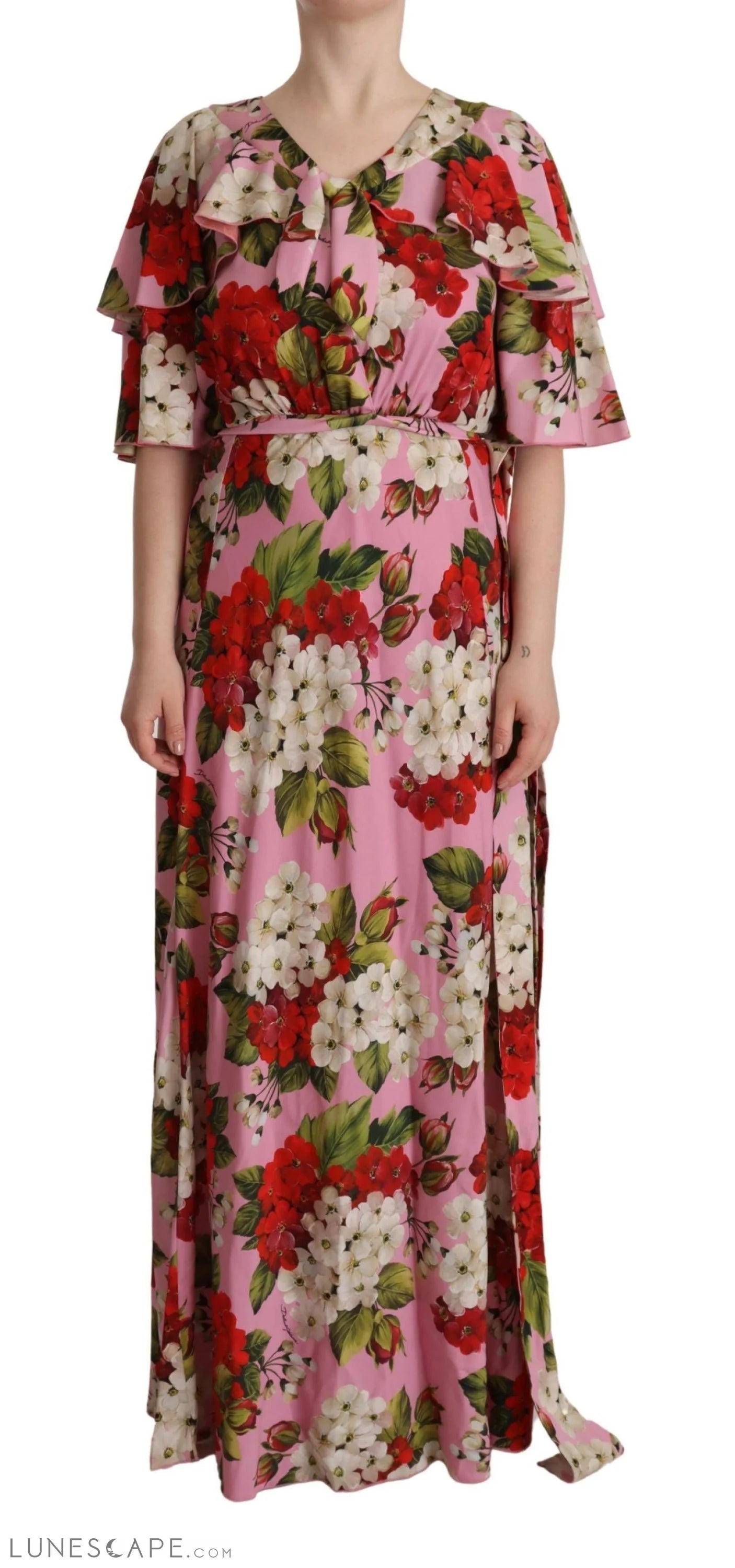 One-Stop Shop Sale Dolce & Gabbana Enchanting Floral Silk Maxi Dress