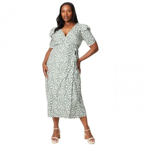 Weekend Best Buys Dorothy Perkins Womens/Ladies Abstract Wrap Plus Midi Dress
