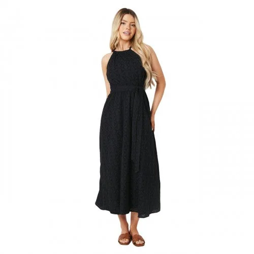 Weekend Only Steals Dorothy Perkins Womens/Ladies Broderie Waist Tie Midi Dress