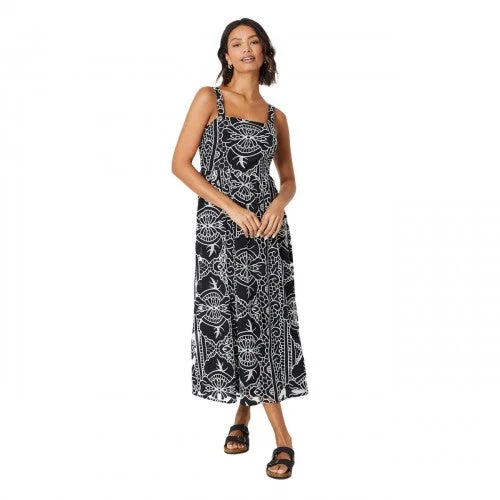 Weekend Massive Discounts Dorothy Perkins Womens/Ladies Cutwork Square Neck Midi Dress Weekend Massive Discounts Dorothy Perkins Womens/Ladies Cutwork Square Neck Midi Dress
