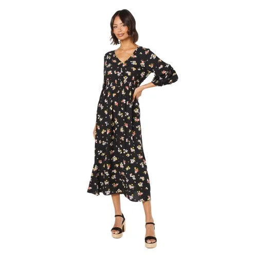 Weekend Special Shopping Event Dorothy Perkins Womens/Ladies Floral V Neck Midi Dress Weekend Special Shopping Event Dorothy Perkins Womens/Ladies Floral V Neck Midi Dress