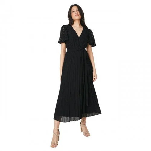 Weekend Steal of the Day Dorothy Perkins Womens/Ladies Lace Pleated Midi Dress